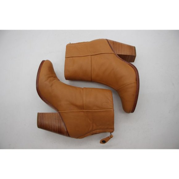Rag & Bone New York Leather Boots Heals Brown Women's Size US 5 EU 35 - Picture 6 of 11